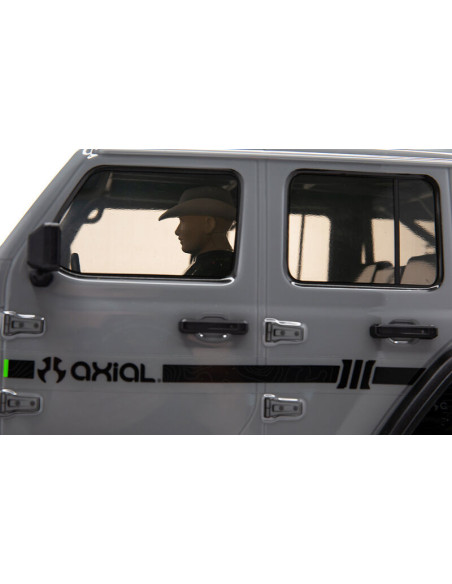 1-10 SCX10 III Jeep JLU Wrangler 4X4 RTR Brushed Rock Crawler Gray