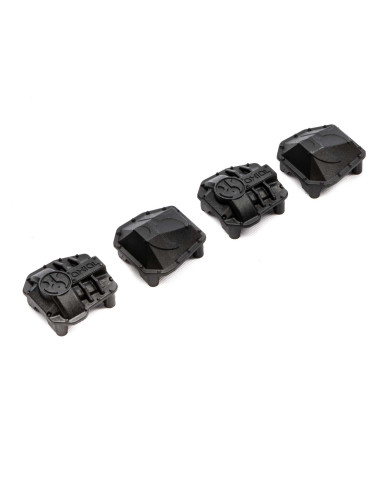 AR45P AR45 Differential Covers  Black: SCX10 III