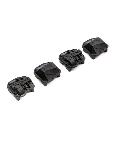 AR45P AR45 Differential Covers  Black: SCX10 III
