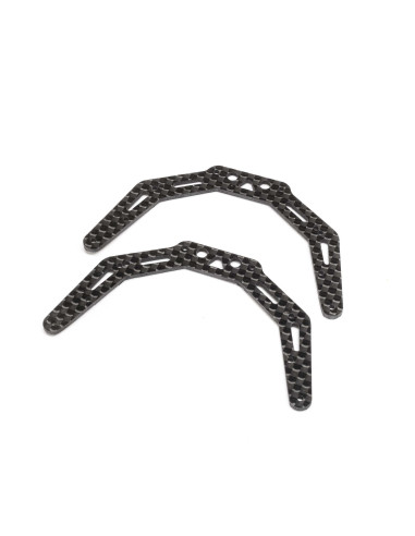 Chassis Side Plates  Carbon Fiber (2): AX24