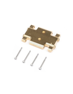 Chassis Skid Plate  Brass:...