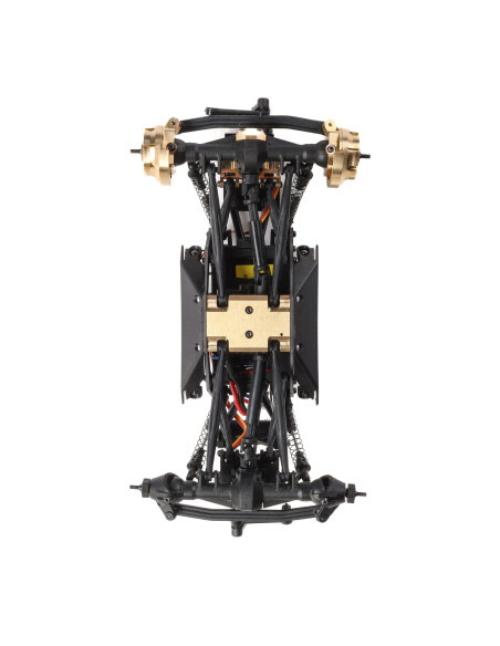 Chassis Skid Plate  Brass: AX24