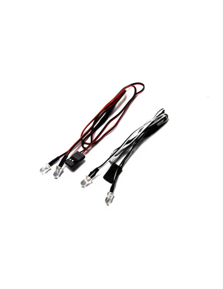 LED Light Set  White-Red: SCX10 III