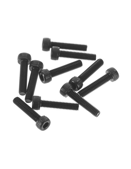 M2.6x12mm Cap Head Screw Black (10)