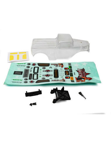 Clear Body  Precut: SCX24 B-17 Betty