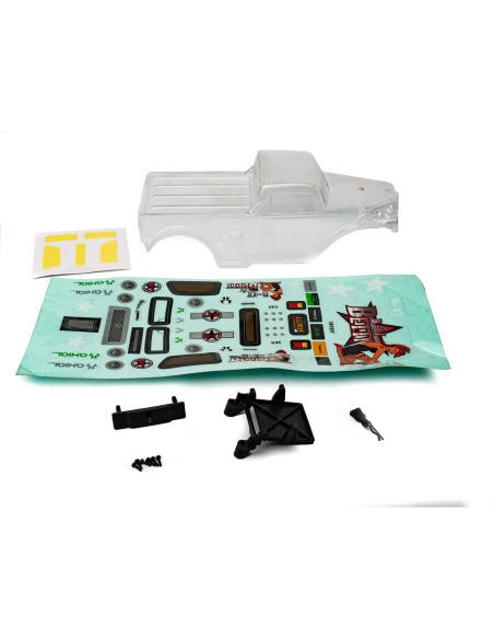 Clear Body  Precut: SCX24 B-17 Betty