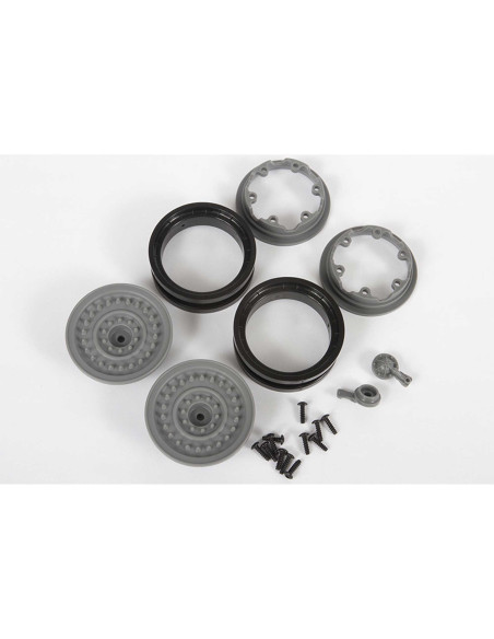 1-10 MW19 1.9 Beadlock Wheels  12mm Hex  Gray (2)