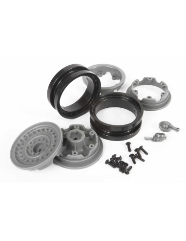 1-10 MW19 1.9 Beadlock Wheels  12mm Hex  Gray (2)