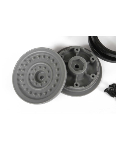 1-10 MW19 1.9 Beadlock Wheels  12mm Hex  Gray (2)