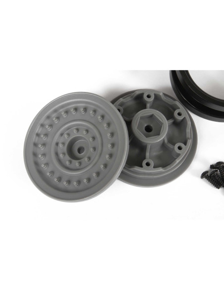 1-10 MW19 1.9 Beadlock Wheels  12mm Hex  Gray (2)