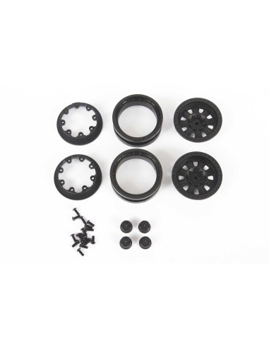 1.9 Raceline Monster Beadlock Wheels  Black (2)