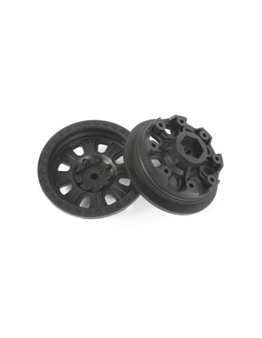 1.9 Raceline Monster Beadlock Wheels  Black (2)