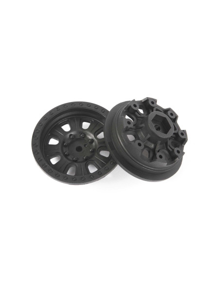 1.9 Raceline Monster Beadlock Wheels  Black (2)