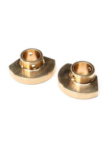 Brass Rear Axle Tube Caps  L-R (30g): PRO