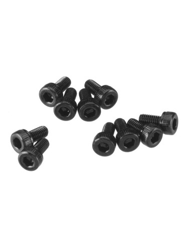 Cap Head M3x6mm Black Oxide (10)