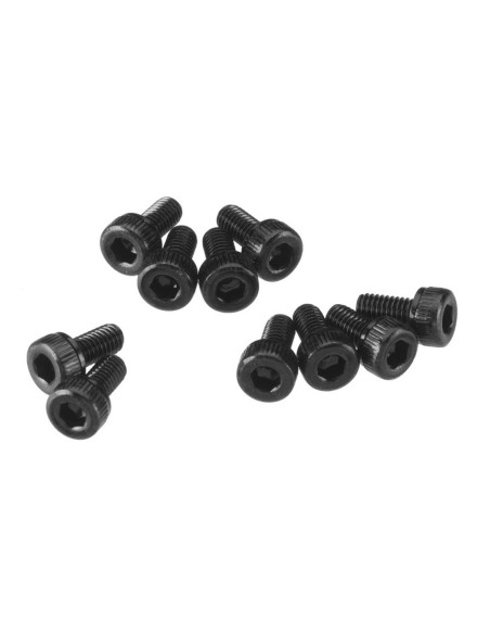 Cap Head M3x6mm Black Oxide (10)