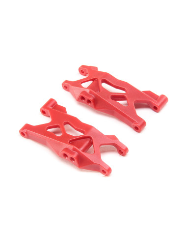 Front Lower Control Arm Set  Red: Yeti Jr