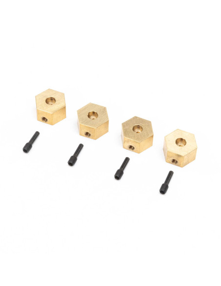 Hex Hubs  Brass (7g): UTB18 (4)