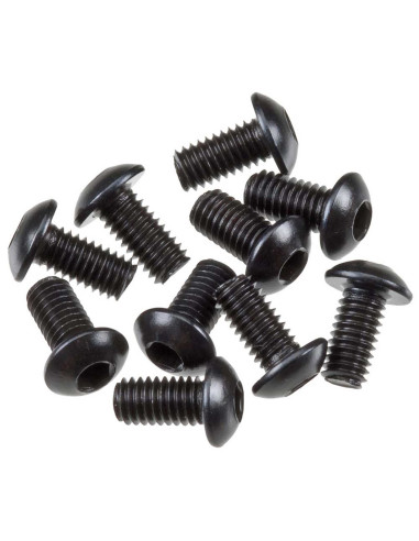 Hex Socket Button Head Black M3x6mm (10)