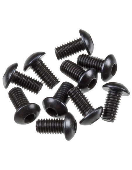 Hex Socket Button Head Black M3x6mm (10)