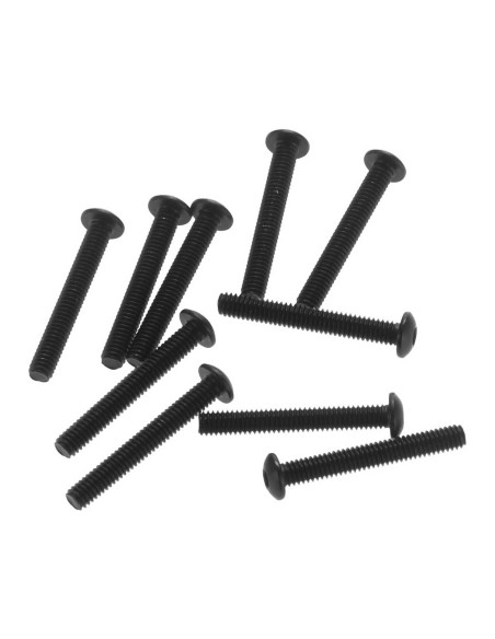 Hex Socket Button Head M2.6x1mm Black (10)