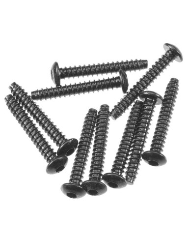 Hex Socket Tapping Button Head M3x20mm  Black (10)