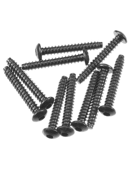 Hex Socket Tapping Button Head M3x20mm  Black (10)