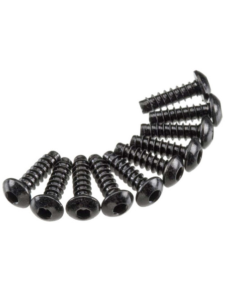 Hex Tap Button Head M3x10mm Black (10)