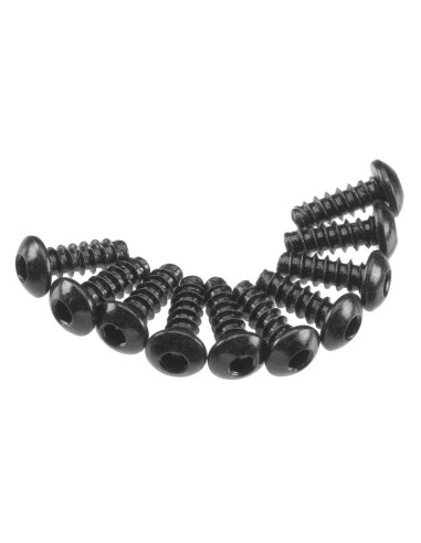 Hex Tap Button Head M3x8mm Black (10)