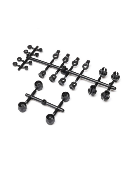 Molded Shock Parts Set: 1-10 SCX10 PRO