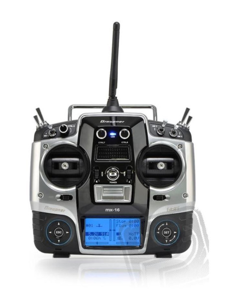 MX-16 2.4 HOTT de Graupner 8 canales con TELEMETRIA