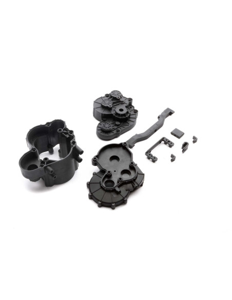 SCX6: 2-Speed Transmission Case-Brace Set