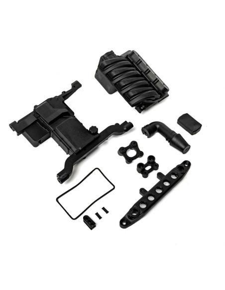 SCX6: Front Servo Mount-Engine Cover-Seals