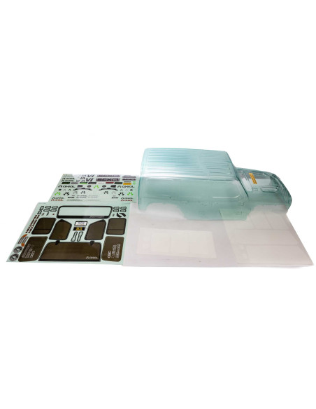 SCX6: Jeep JLU 4dr Wrangler Body (Clear)