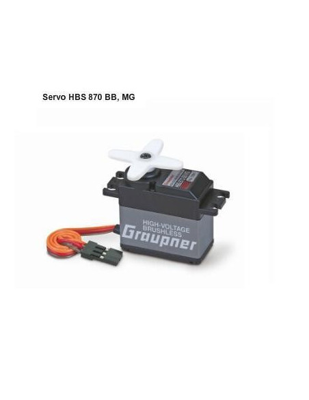 Servo HBS 870 BB MG Graupner Brushless LiPo