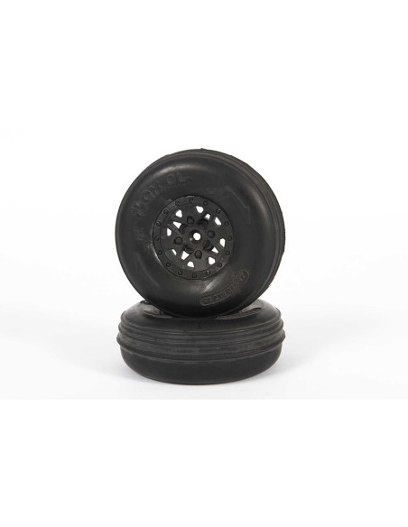 ST28 Front Razor  Rear Paddle Tire and Wheel Set: Yeti Jr