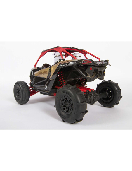 ST28 Front Razor  Rear Paddle Tire and Wheel Set: Yeti Jr