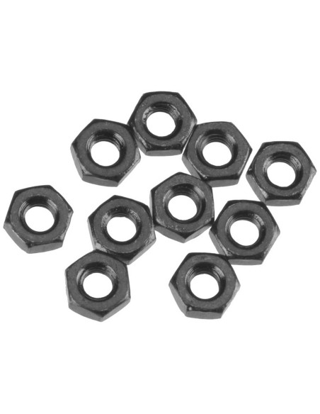 Thin Hex Nut M3 Black (10)