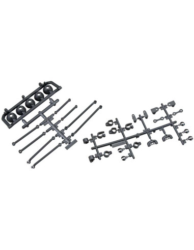 Univ Mount 5 Bucket Light Bar Black