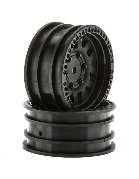 1-10 KMC XD Machete 1.9 Wheels  12mm Hex  Black (2)