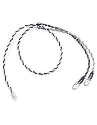 Double LED Light String White