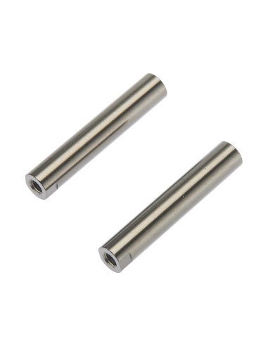 Threaded Aluminum Pipe 6x33mm Grey (2)