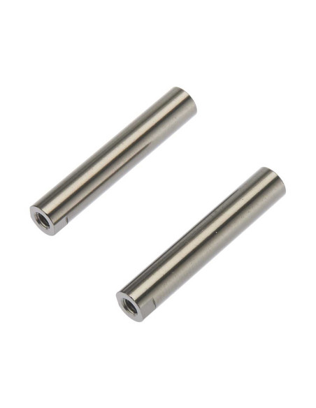 Threaded Aluminum Pipe 6x33mm Grey (2)