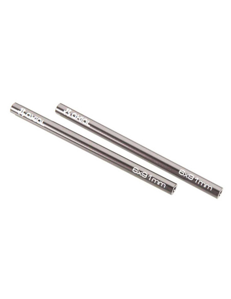 Threaded Aluminum Pipe 6x91mm Grey (2)