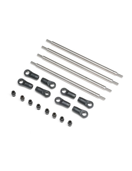 Rear Upper-Lower Links Set  Titanium: AXP8