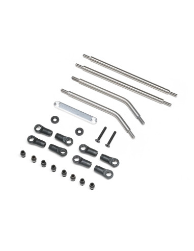Front Upper-Lower Links Set  Titanium: AXP8