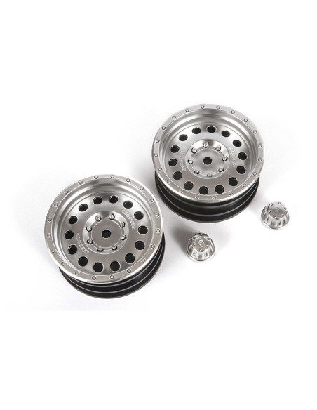 1-10 Method MR307 Hole 1.9 Wheels  12mm Hex  Satin Silver (2)