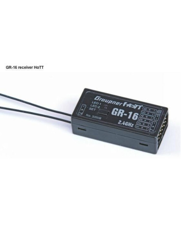 Receptor 8 canales GR-16 HOTT 2.4Ghz Graupner
