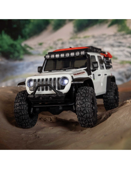 SCX30 Axial Jeep Wrangler JLU 4X4 RTR 1/30 BLANCO