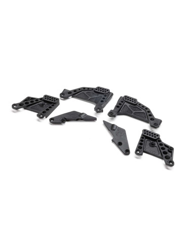 Shock Towers & Panhard Mounts  Front-Rear:...
